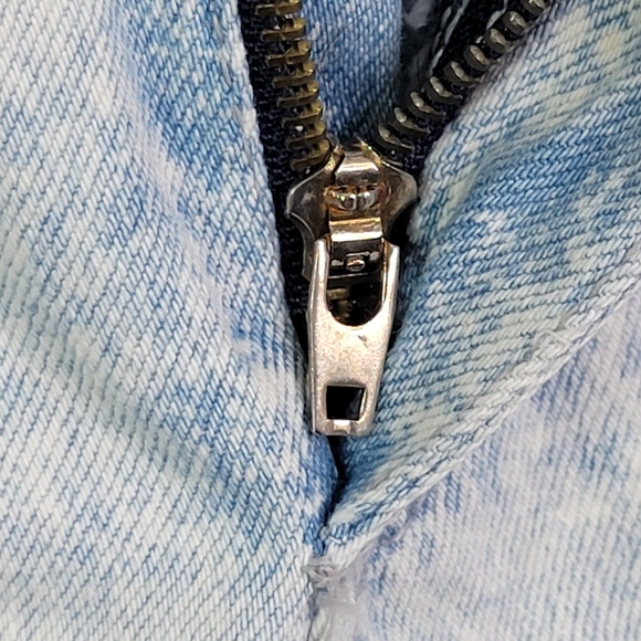 Cap Ferrat Vintage 80's 90's Acid Washed Mom Jean Shorts Jorts Women's Size 7 - Picture 11 of 15